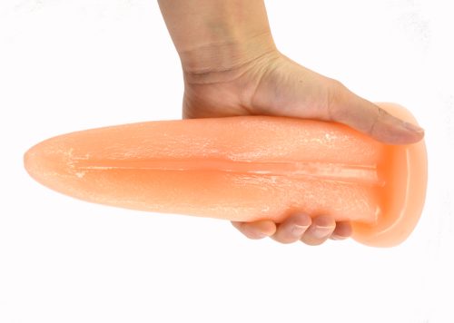 Tongue Shape Anal Plug Flesh - Image 4