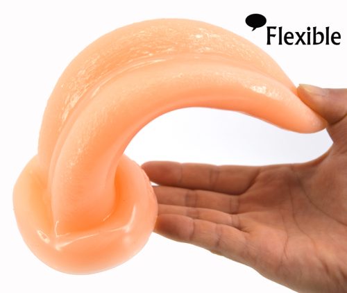 Tongue Shape Anal Plug Flesh - Image 5