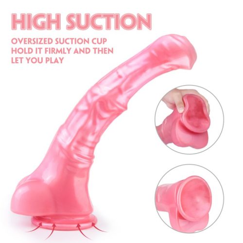Duke Horse Dong w Balls Pink XXL - Image 3