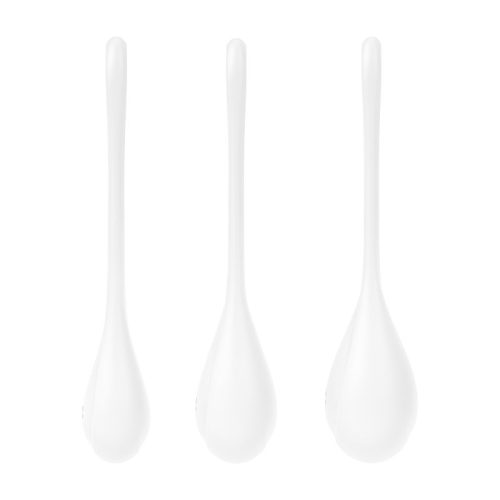 Satisfyer Yoni Power Balls 1 White 3 Pc Set - Image 3