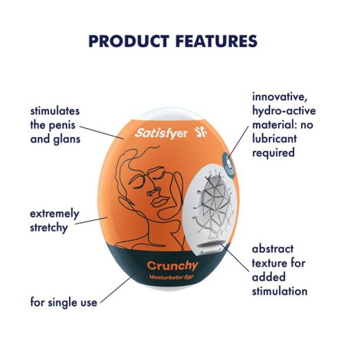 Satisfyer Masturbator Egg Crunchy - Image 3