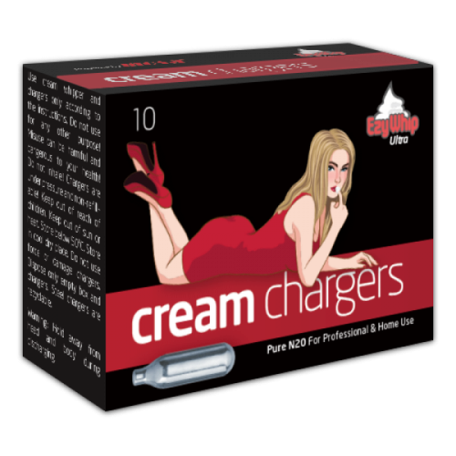 Ezywhip Ultra Cream 8g N2O Chargers 10 Pc