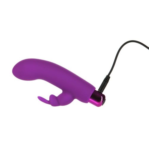 Alices Bunny Rechargeable Bullet w Rabbit Sleeve Purple - Image 4