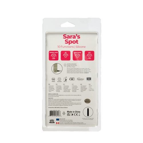 Power Bullet Saras Spot Vibrator Pink - Image 5