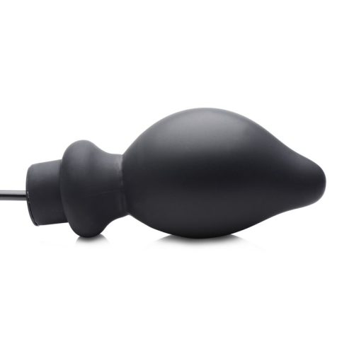 Ass Pand Large Inflatable Silicone Plug Black - Image 7