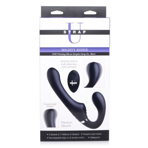 Mighty Rider 10X Strapless Strap-On Black w Remote - Image 6