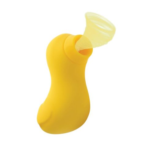 Sucky Ducky Silicone Clitoral Stimulator Yellow - Image 4