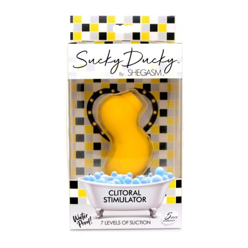 Sucky Ducky Silicone Clitoral Stimulator Yellow - Image 5
