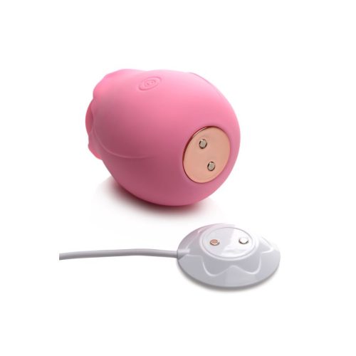 10X Wild Rose Silicone Suction Stimulator Pink - Image 4