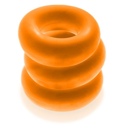 Fat Willy 3 Pc Jumbo Cockrings Orange - Image 5