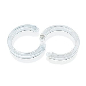 Cockcage U Ring 2 Pc L/XL Clear