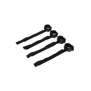 Whip Smart Diamond Bed Restraints Black