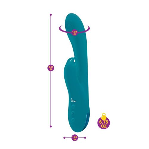 Viben Razzle Rechargeable Thumping Rabbit Ocean - Image 5