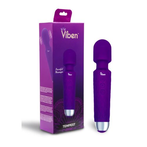 Viben Tempest Travel Wand Massager Violet - Image 6