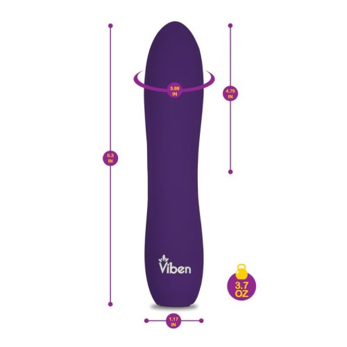 Viben Vivacious Rumble Motor Rechargeable Bullet Violet - Image 3