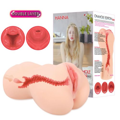 Hanna Onahole 2 Dual Layer 1:1 Handheld Pussy Masturbator - Image 7