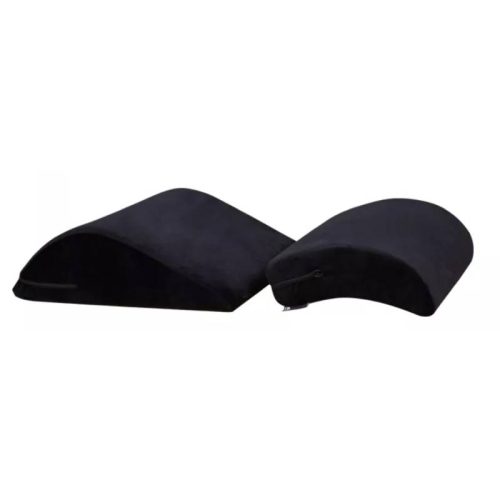 Kama Sutra Mebon Chaise Love Lounge Red w Black Pillows - Image 4