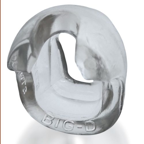 Big D Shaft Grip Cock Ring Clear - Image 3