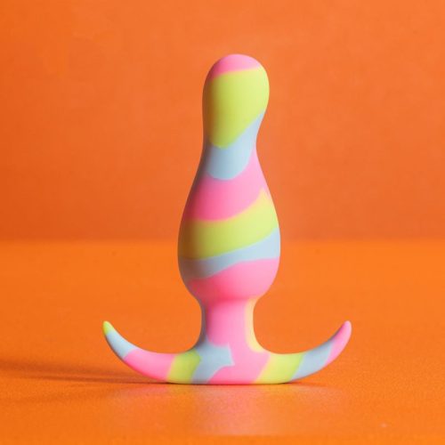 Avant Kaleido Lime Silicone Butt Plug - Image 3