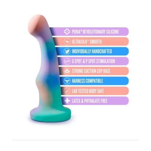 Avant Opal Dreams Aqua Silicone Dildo - Image 5
