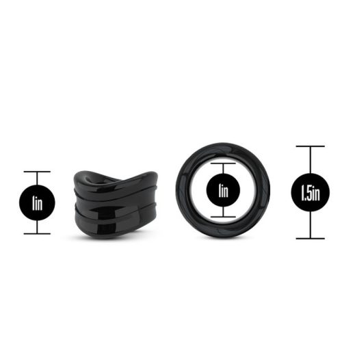 Stay Hard Beef Ball Stretcher Snug 1in Black - Image 4