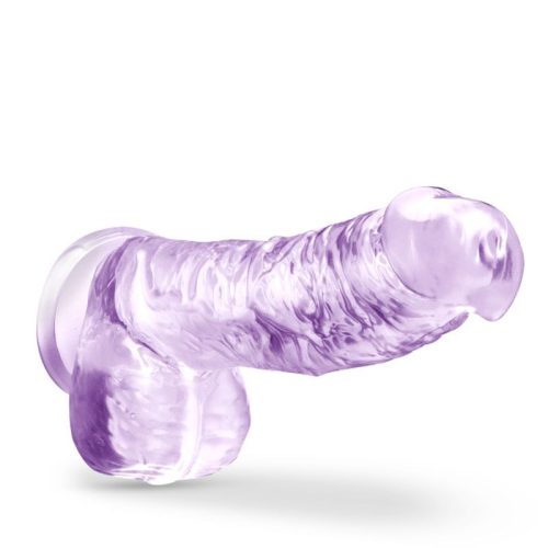 Naturally Yours 6" Crystaline Dildo Amethyst - Image 4