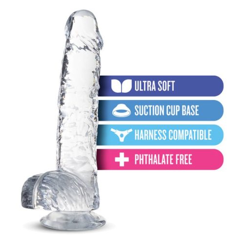Naturally Yours 6" Crystaline Dildo Diamond - Image 6