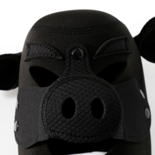 Neoprene Pig Mask Black - Image 4
