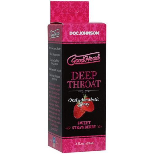 GoodHead Deep Throat Spray Strawberry 59ml - Image 3