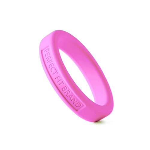 Classic Silicone Medium Stretch Penis Ring 44mm Pink - Image 4