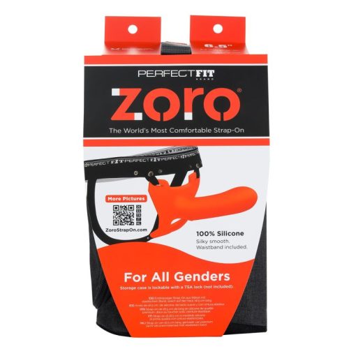Zoro Strap-On 6.5in Orange - Image 3