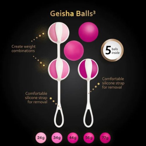 Geisha Balls 3 Sugar Pink - Image 4
