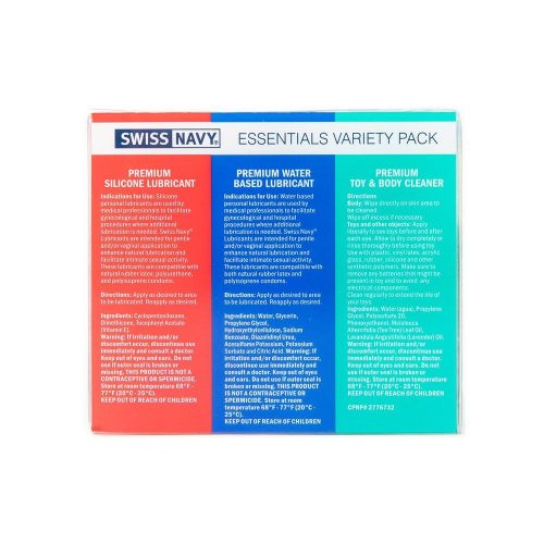 Swiss Navy Essentials 30ml Lubricant Travel Kit - Image 3