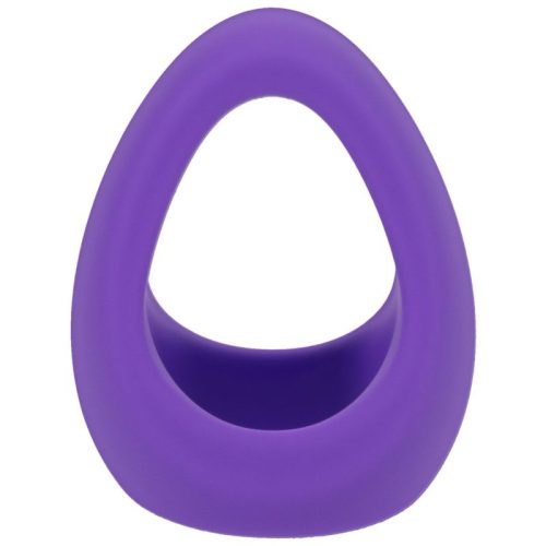 Stirrup Silicone Cock Ring Lilac - Image 5