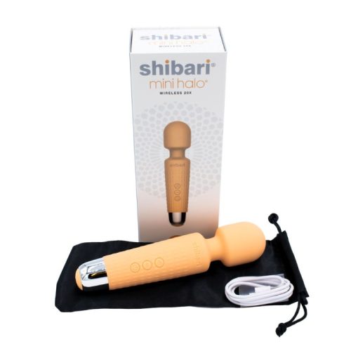 Shibari Mini Wand Halo 20X Peach - Image 6