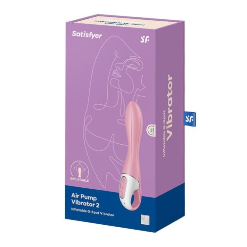 Satisfyer Air Pump Vibrator 2 Light Red - Image 6