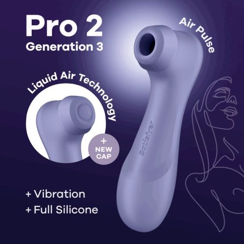 Satisfyer Pro 2 Gen 3 Clitoral Stimulator Lilac - Image 6