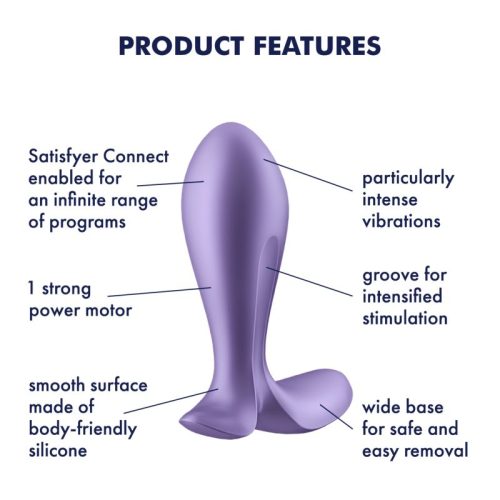 Satisfyer Intensity Plug Purple - Image 4