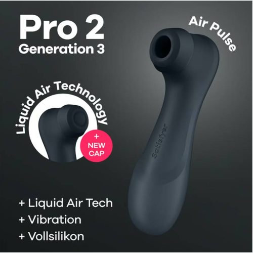 Satisfyer Pro 2 Gen 3 Clitoral Stimulator Black - Image 4