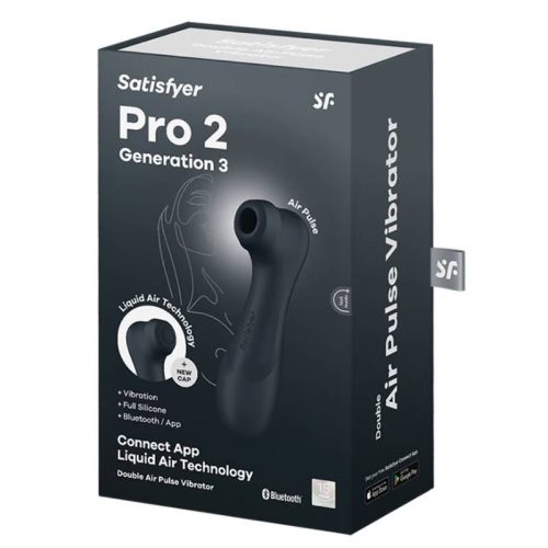 Satisfyer Pro 2 Gen 3 App Control Clitoral Stimulator Black - Image 5
