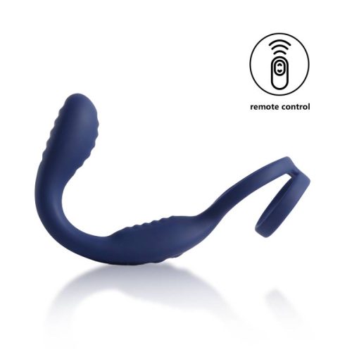 VibraDuo Vibrating Anal Probe and Perineum Stim with Cockring - Image 3