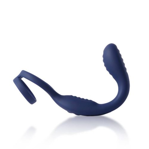 VibraDuo Vibrating Anal Probe and Perineum Stim with Cockring - Image 4