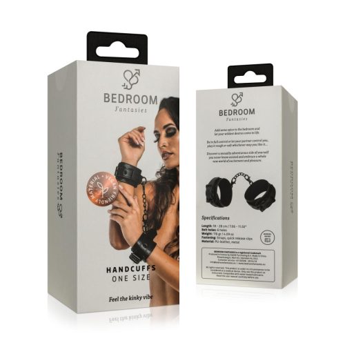 Faux Leather Handcuffs Black - Image 7