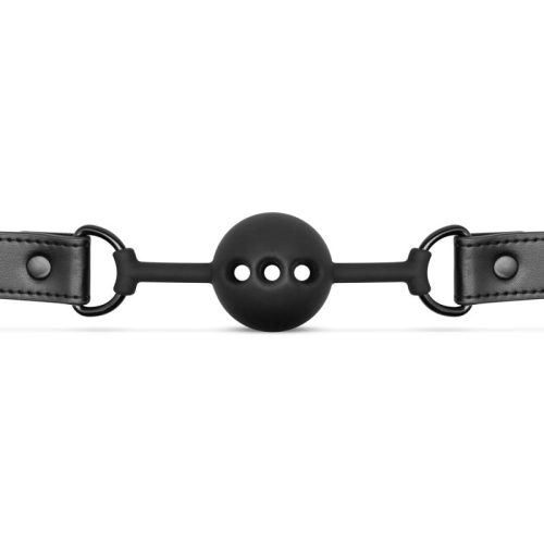 Breathable Silicone Ball Gag Black - Image 4