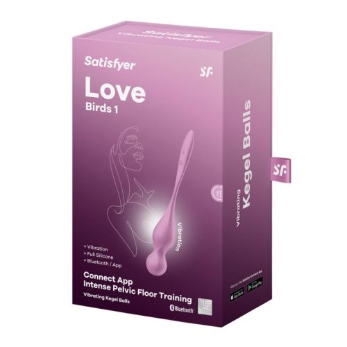 Satisfyer Love Birds 1 Kegel Pelvic Floor Trainer w Connect App Pink - Image 3