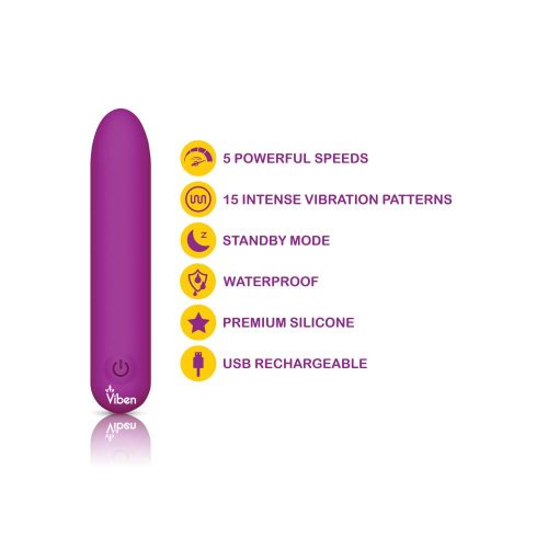 Bombshell 5 Speed 9.5cm USB Mighty Bullet Berry - Image 5