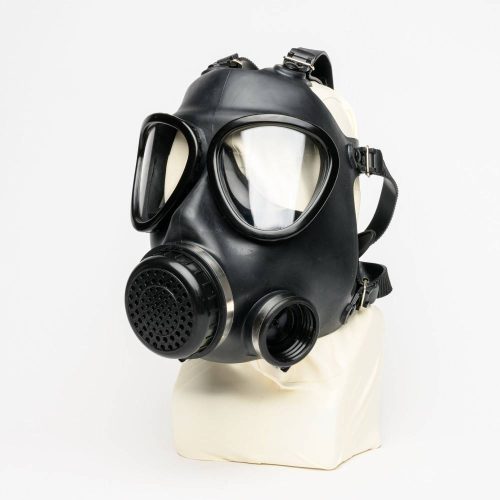 Military Adjustable Strap Rubber Gas Mask - Image 4