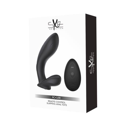 SXE Roger Remote Control Vibrating and Slapping Anal Dildo - Image 3