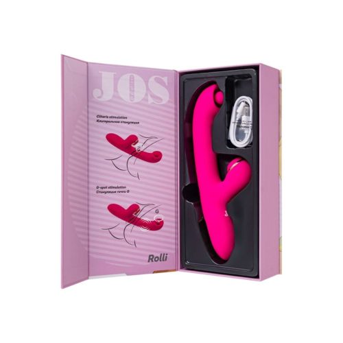 JOS Rolli Stimulating Ball Vibrator with Vaccuum Clitoral Stimulator - Image 5