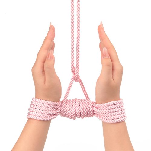 Rebellion Reign Rose 10m Silky Bondage Rope Pink - Image 3